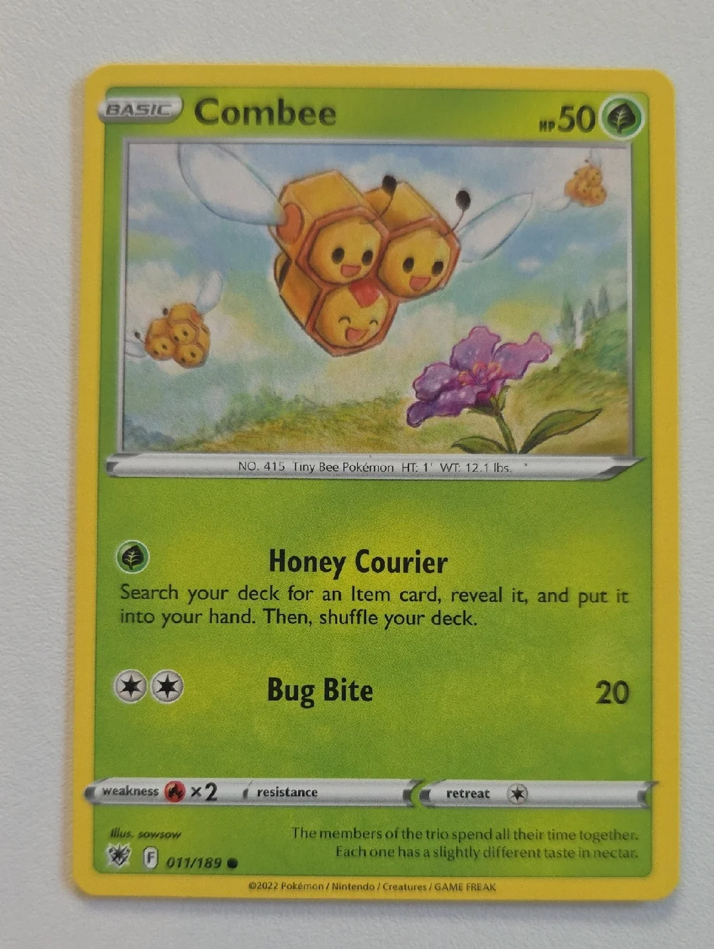 Pokemon Combee Cards
